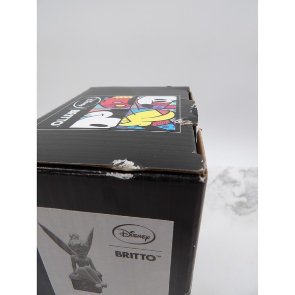 Disney Britto 2014 Christmas Tinkerbell Mini Figure Rare with Box - Picture 7 of 9